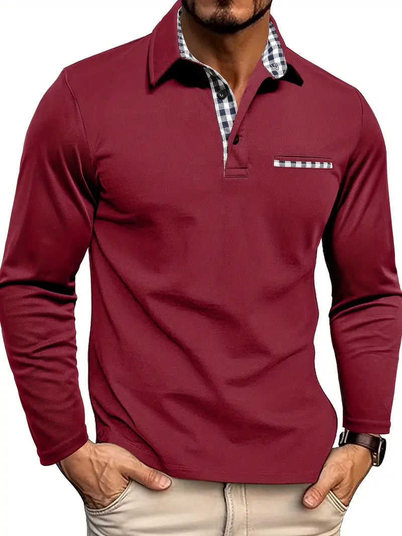 Agapito | Polo casual de manga larga