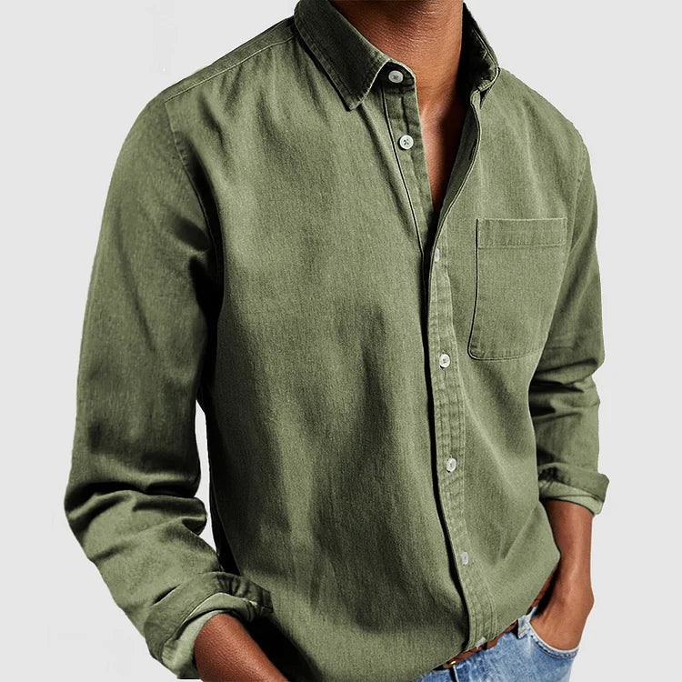 Teófilo | Camisa casual de algodón
