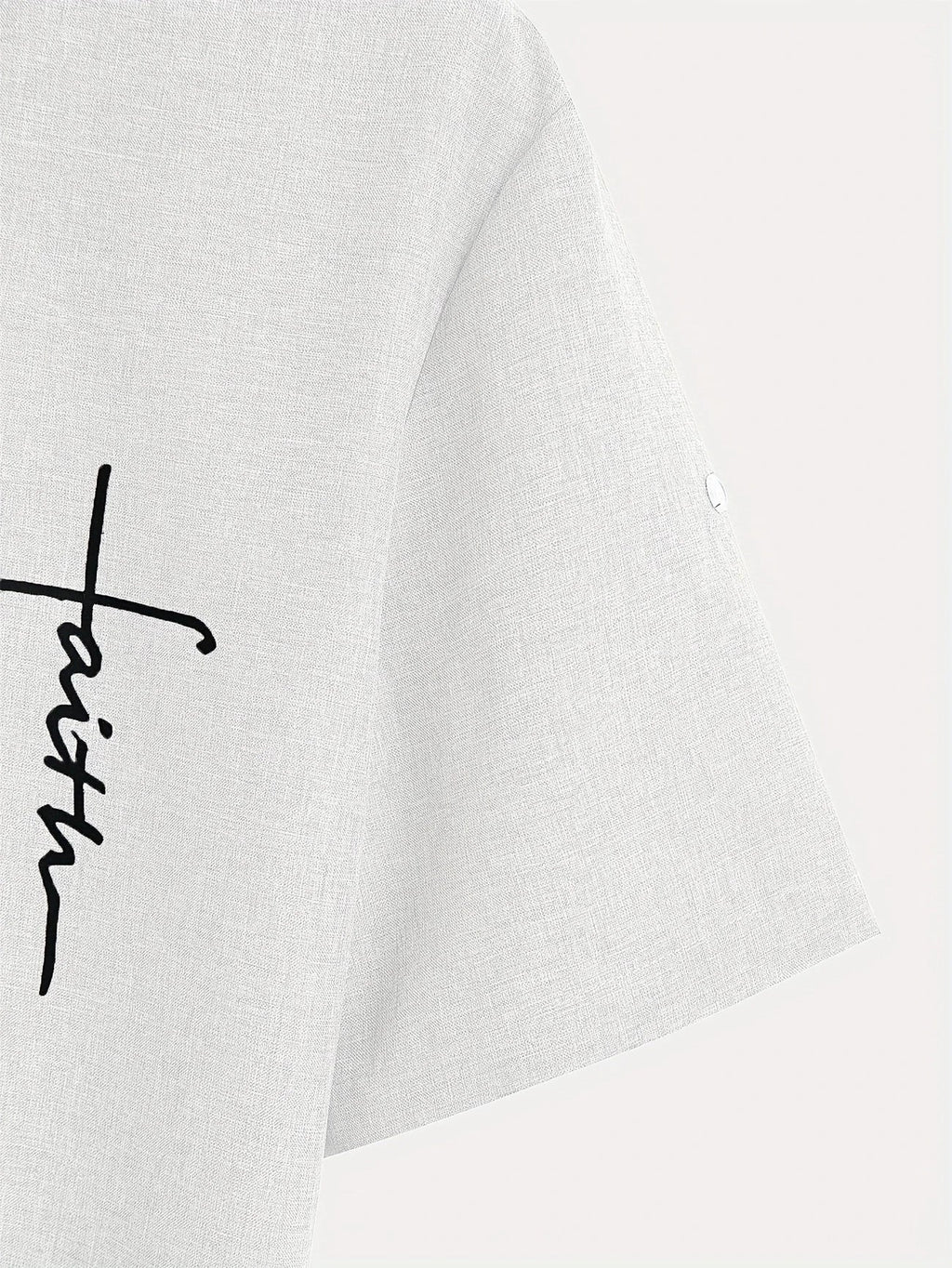 Sabino | Camisa de manga corta con cuello mao
