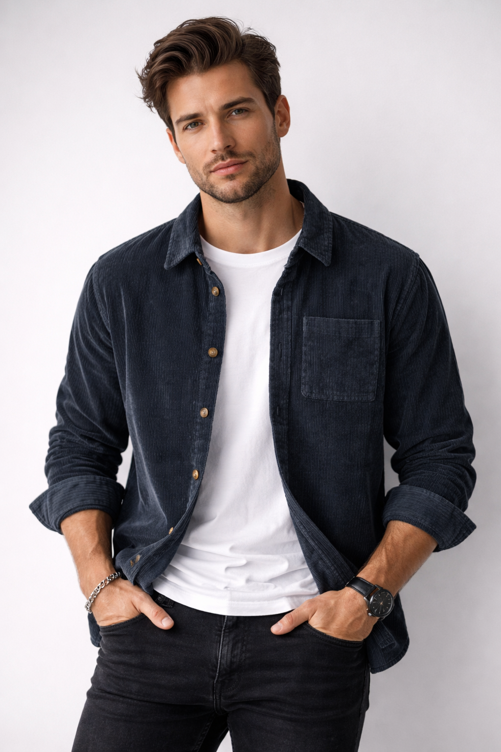 Braulio | Camisa de pana de algodón
