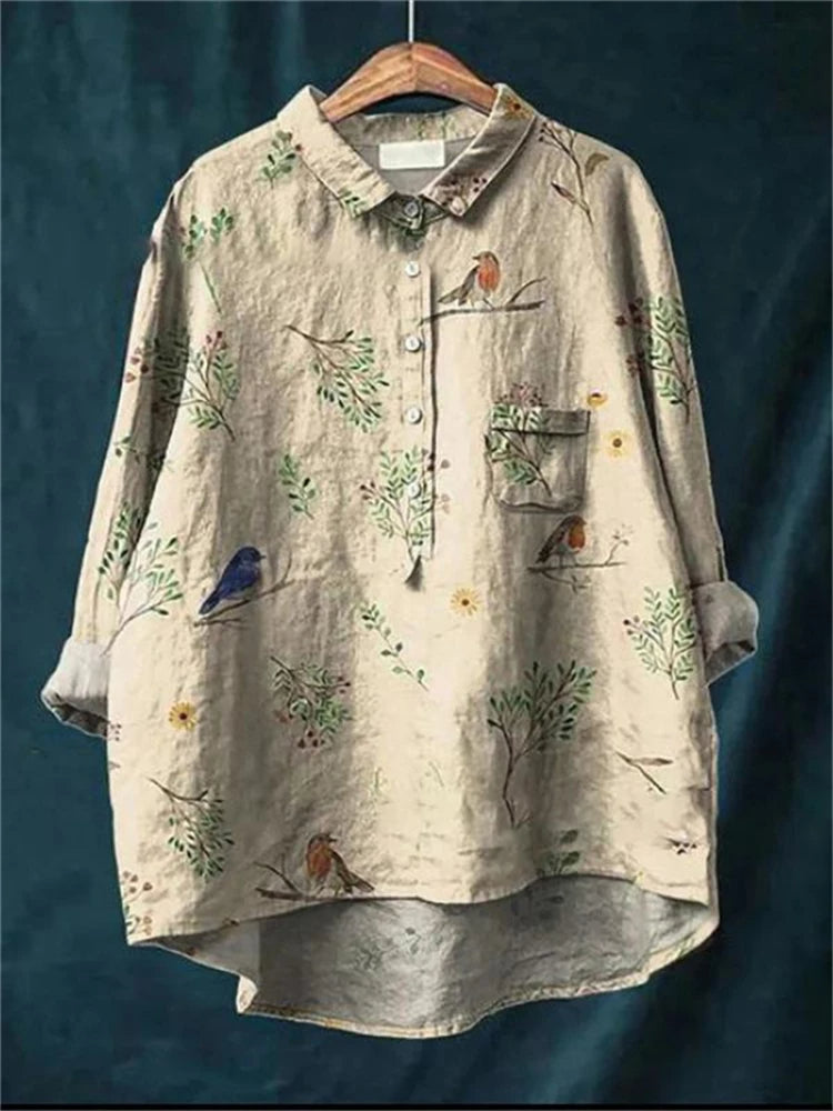 Flor | Blusa romántica de aire parisino