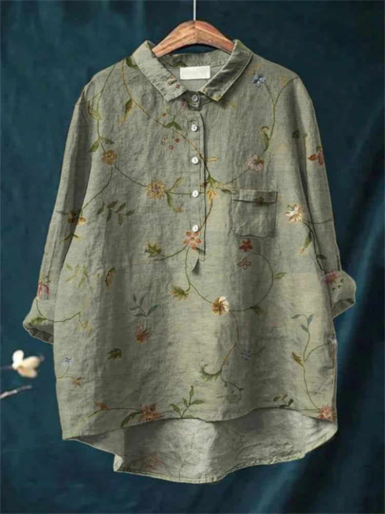 Flor | Blusa romántica de aire parisino