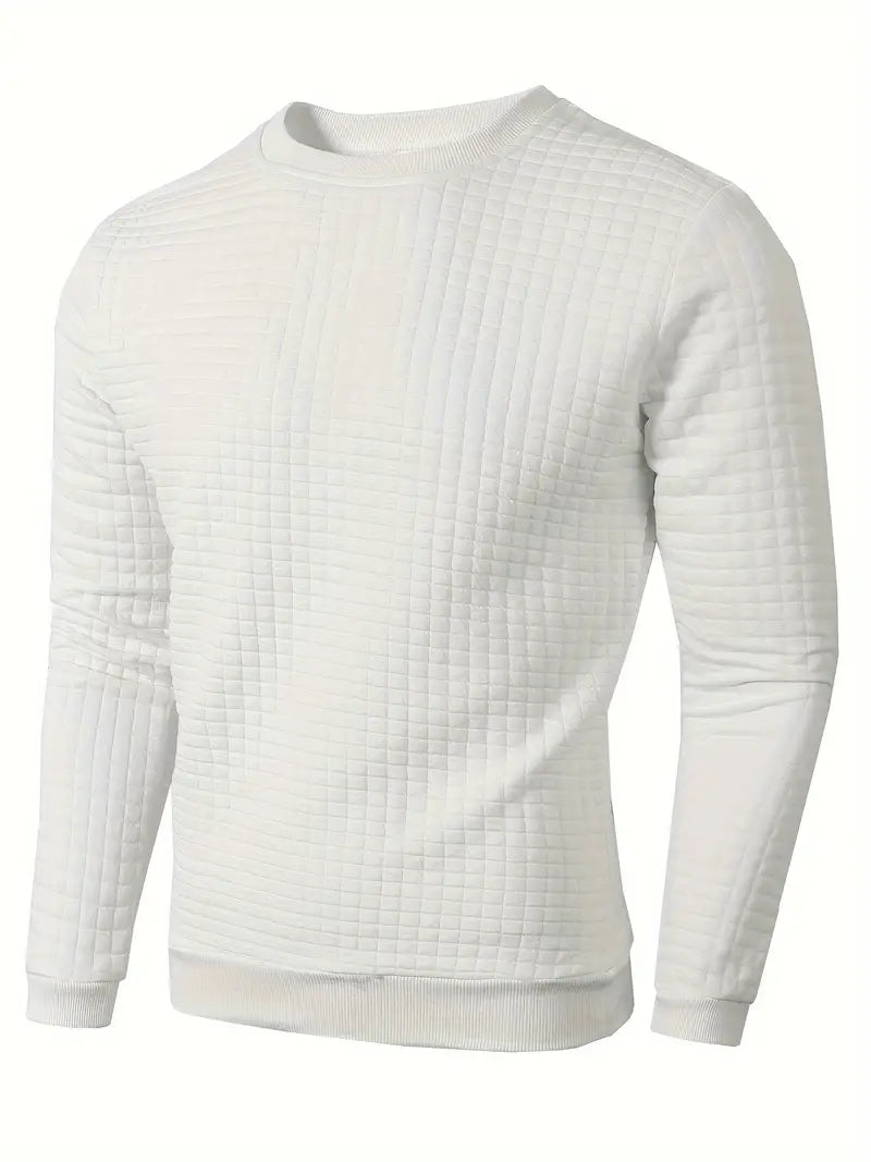 Valeriano | Jersey de textura acolchada a cuadros
