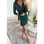 ARIA | Sequin Fringe Party Dress