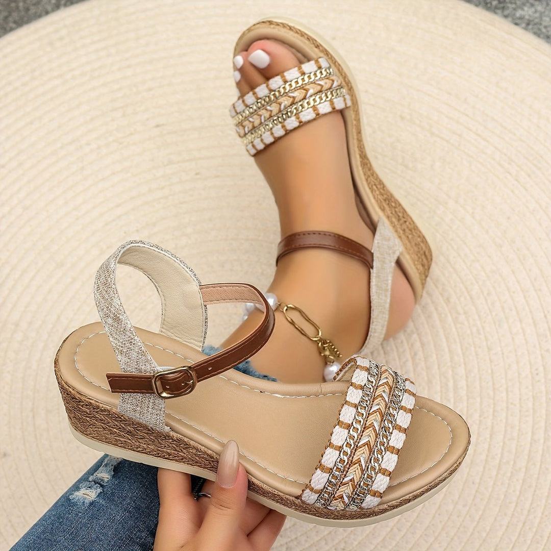 Aveline | Sandalias casual de mujer con strass