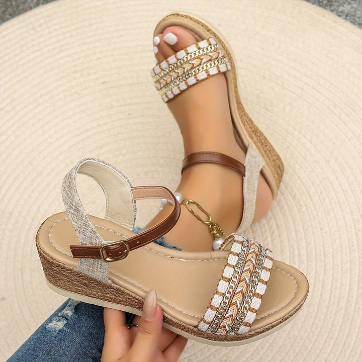 Aveline | Sandalias casual de mujer con strass