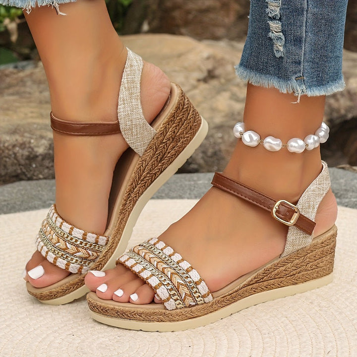 Aveline | Sandalias casual de mujer con strass