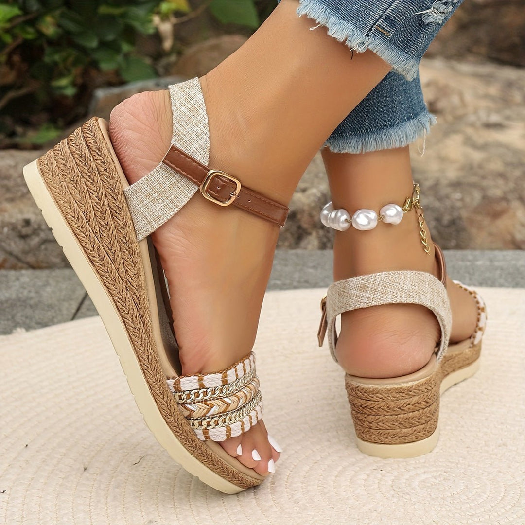 Aveline | Sandalias casual de mujer con strass