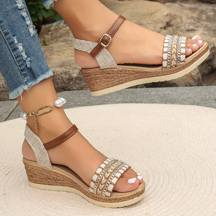 Aveline | Sandalias casual de mujer con strass