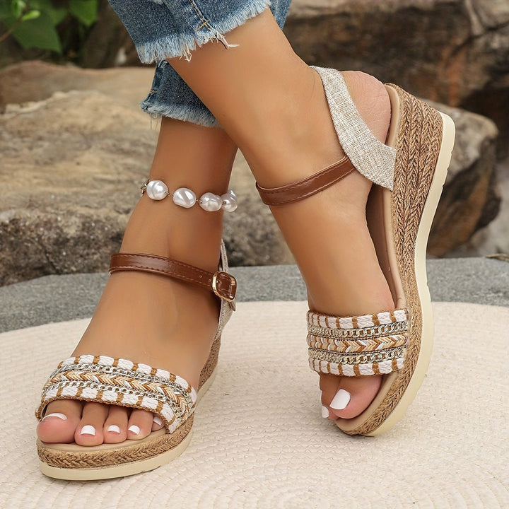 Aveline | Sandalias casual de mujer con strass