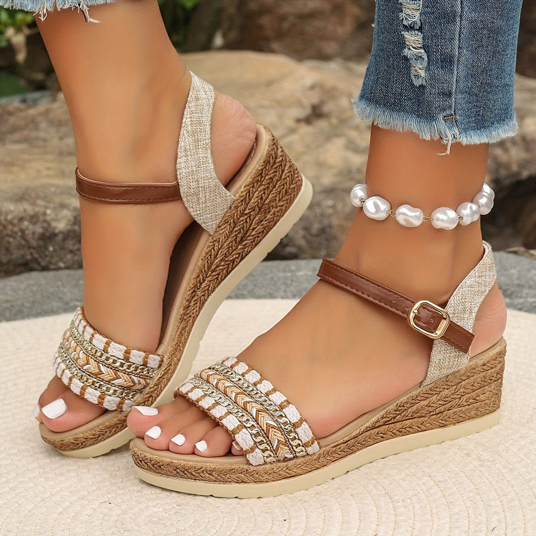 Aveline | Sandalias casual de mujer con strass