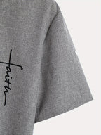 Sabino | Camisa de manga corta con cuello mao