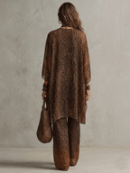Ximena - Conjunto de tres piezas leopardo - detalle