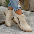Goretti | Botas de ante con tacón