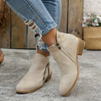 Goretti | Botas de ante con tacón