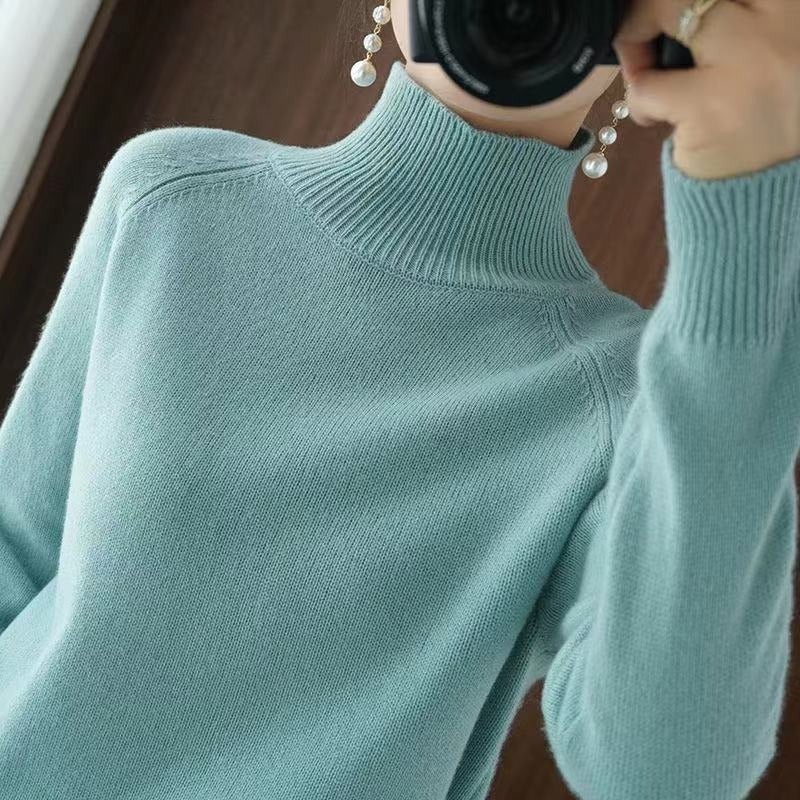 Brenda | Jersey de cuello alto de punto suave
