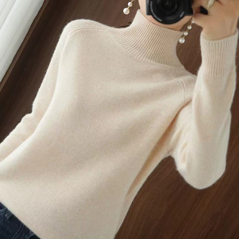Brenda | Jersey de cuello alto de punto suave