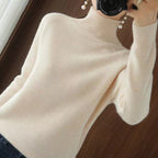 Brenda | Jersey de cuello alto de punto suave