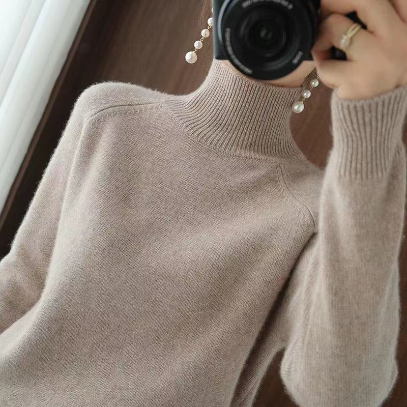 Brenda | Jersey de cuello alto de punto suave
