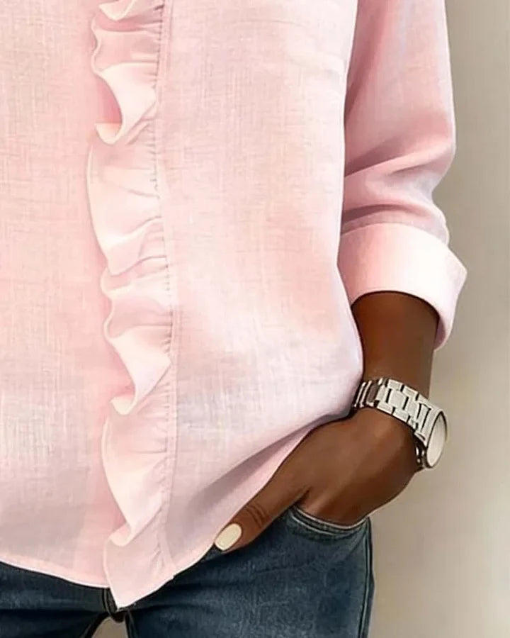 Carlota | Blusa elegante con escote en V