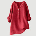 Alicia | Blusa vaporosa con botonadura