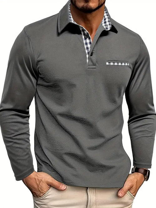 Agapito | Polo casual de manga larga