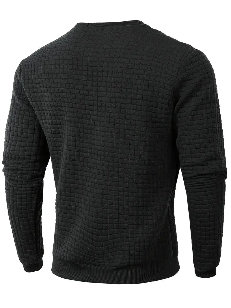 Valeriano | Jersey de textura acolchada a cuadros