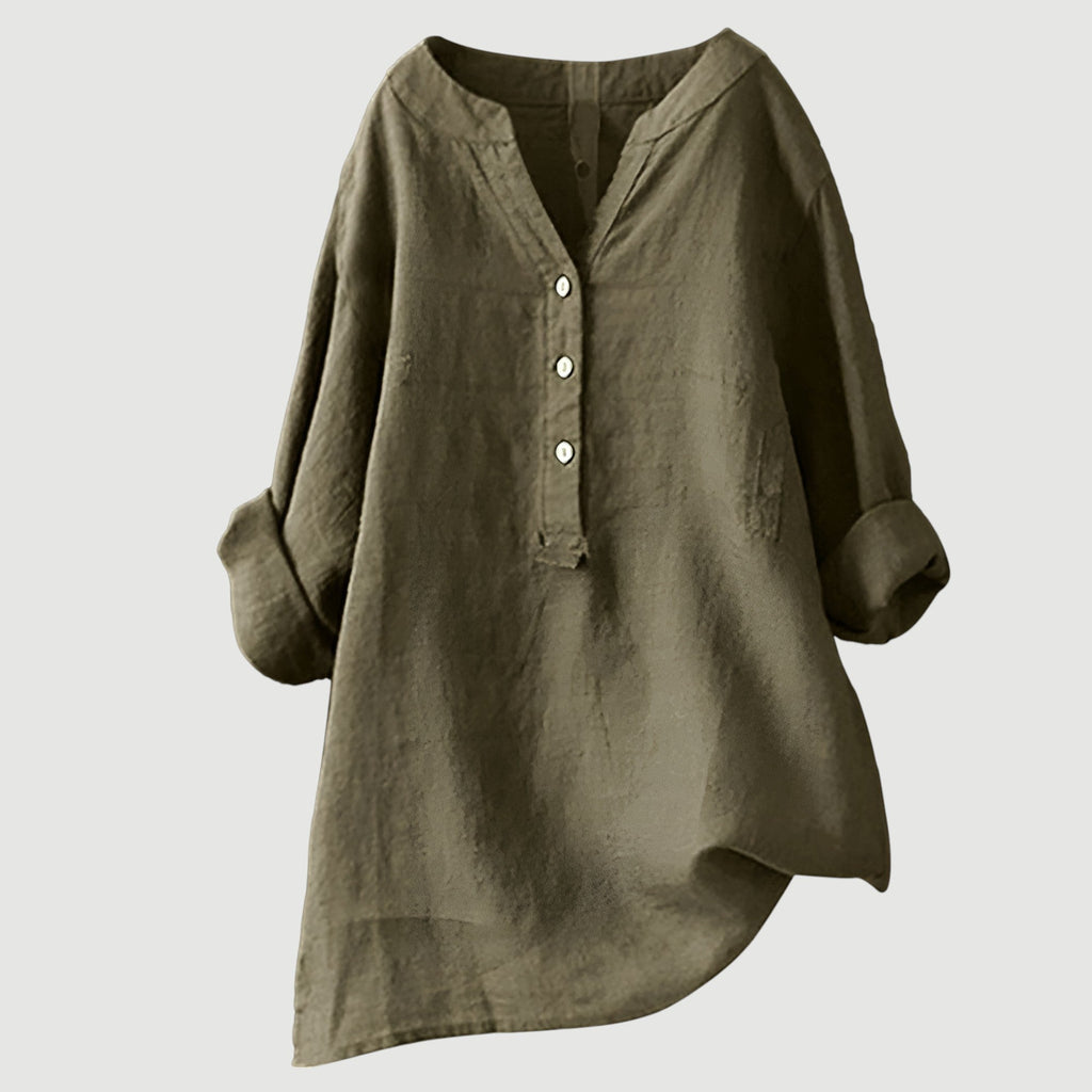 Alicia | Blusa vaporosa con botonadura