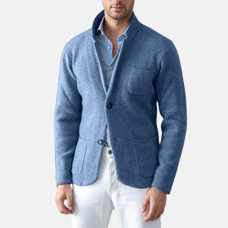 Esteban | Blazer vintage con cuello mao