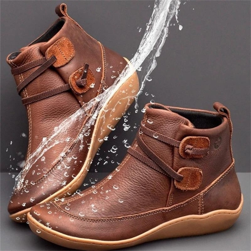 Ibone | Botas de invierno efecto piel repelentes al agua