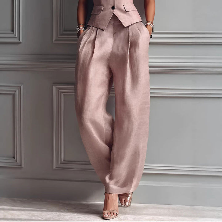 Stella | Conjunto de verano de dos piezas con escote en V