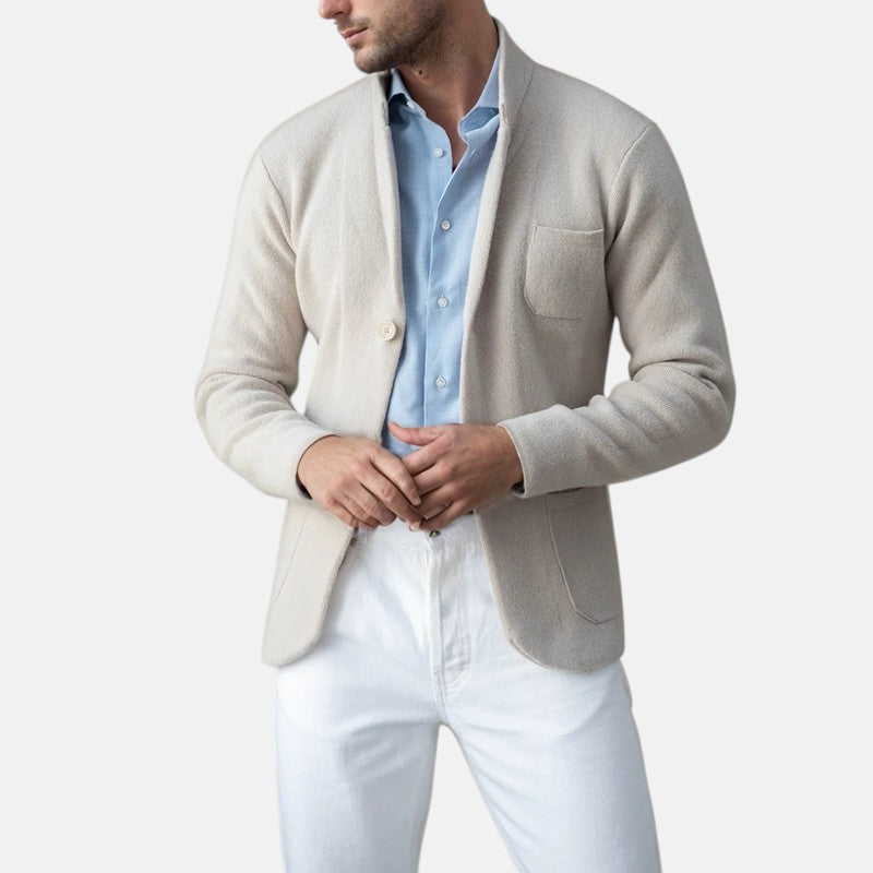 Esteban | Blazer vintage con cuello mao
