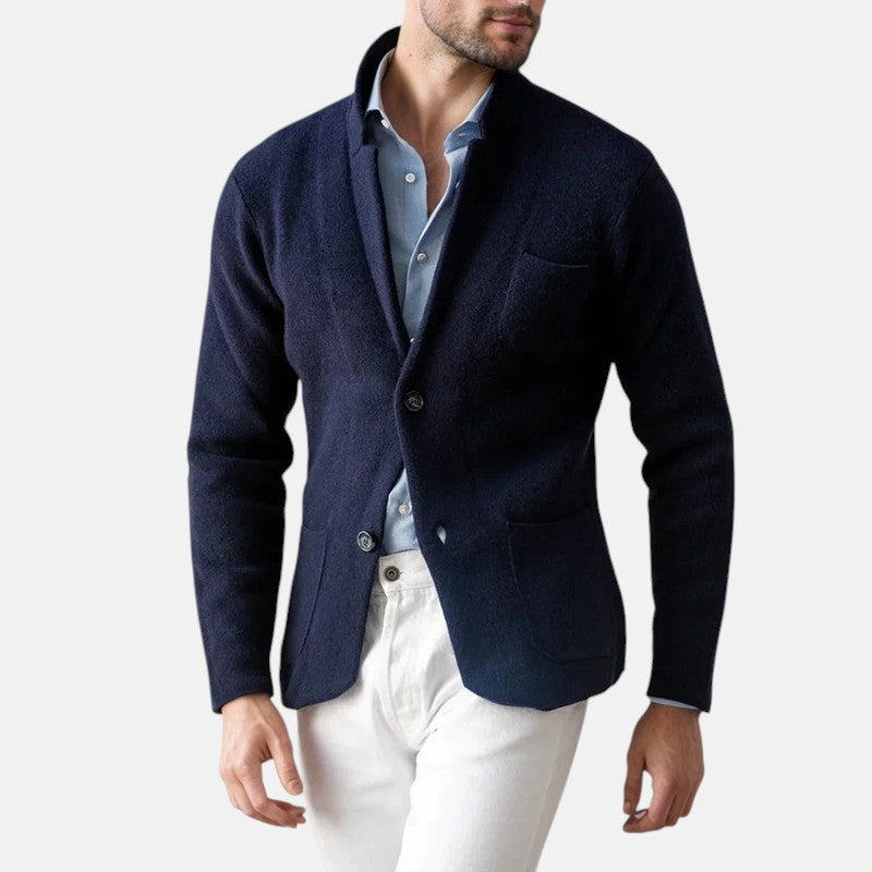 Esteban | Blazer vintage con cuello mao