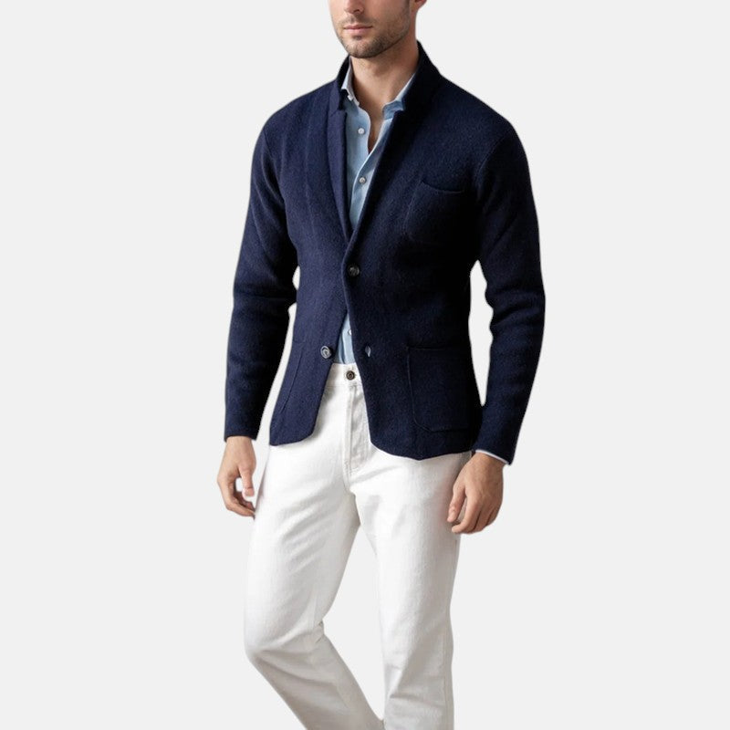Esteban | Blazer vintage con cuello mao