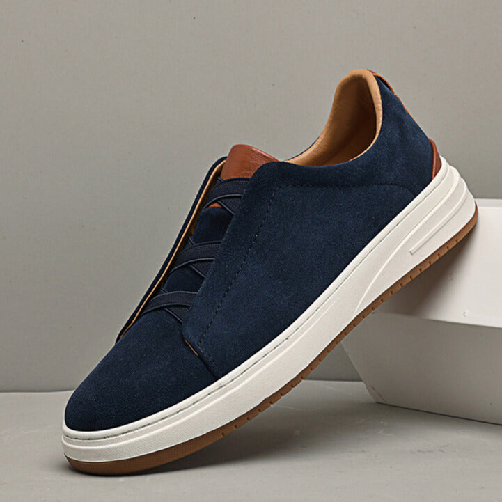 Gil | Zapatillas slip-on de efecto ante