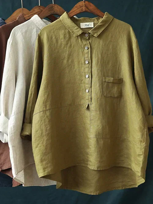Celeste | Blusa vintage ligera y transpirable