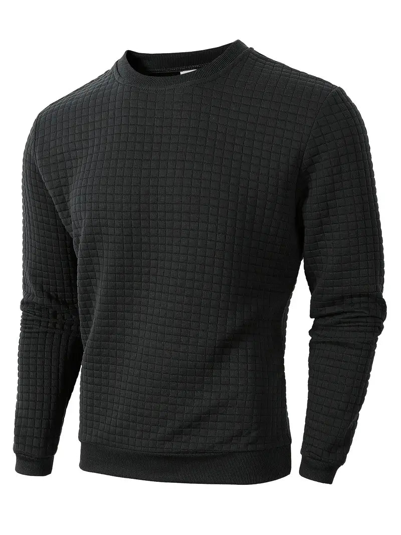 Valeriano | Jersey de textura acolchada a cuadros