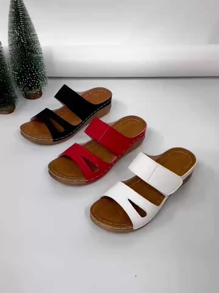 Olive | Sandalia ergonómica con suela de confort