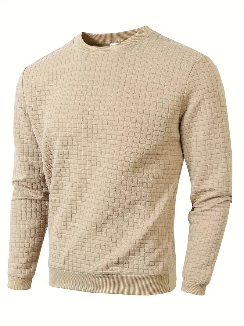 Valeriano | Jersey de textura acolchada a cuadros