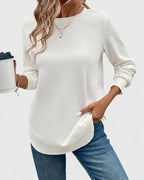 Sandra | Top chic con abertura lateral