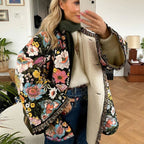 Alejandra | Chaqueta de entretiempo con bordado floral