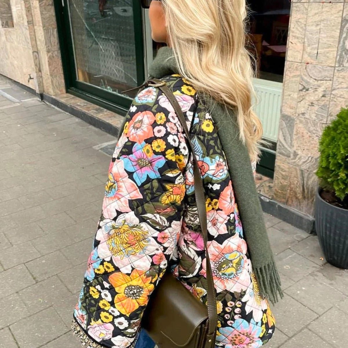 Elise - Flower Print Jacket