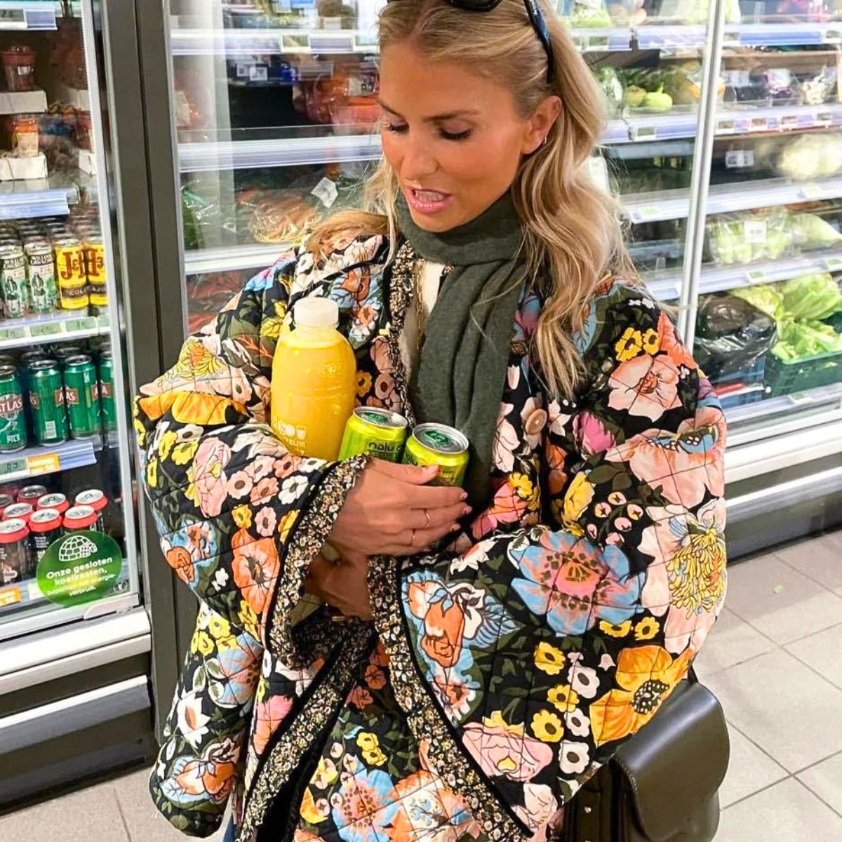 Elise - Flower Print Jacket