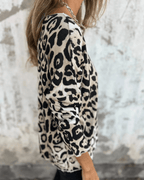 Salma | Top con estampado de leopardo