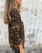 Salma | Top con estampado de leopardo