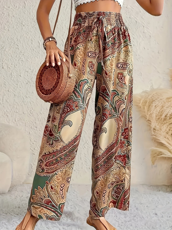 Manuela - Pantalón de verano bohemio - look completo