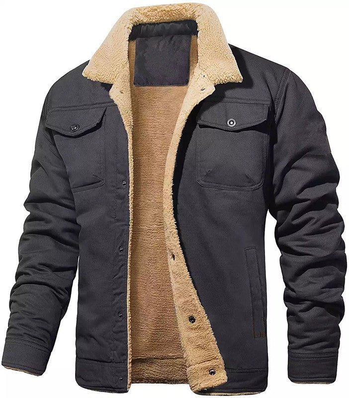 Everest - Faux Shearling-Lined Bomber Jacket