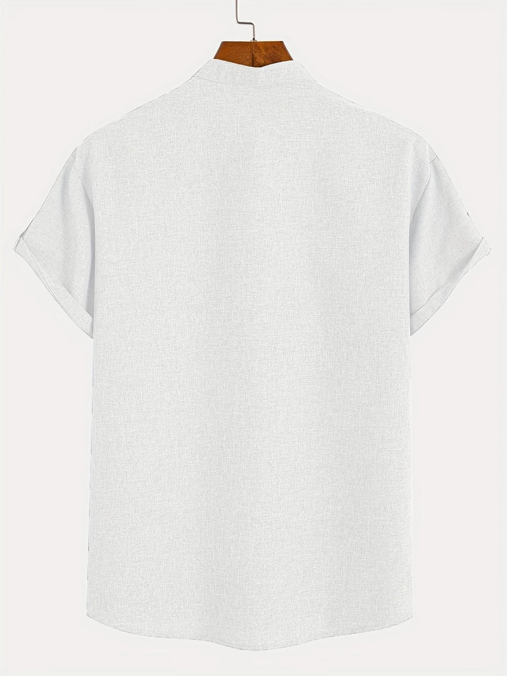 Sabino | Camisa de manga corta con cuello mao