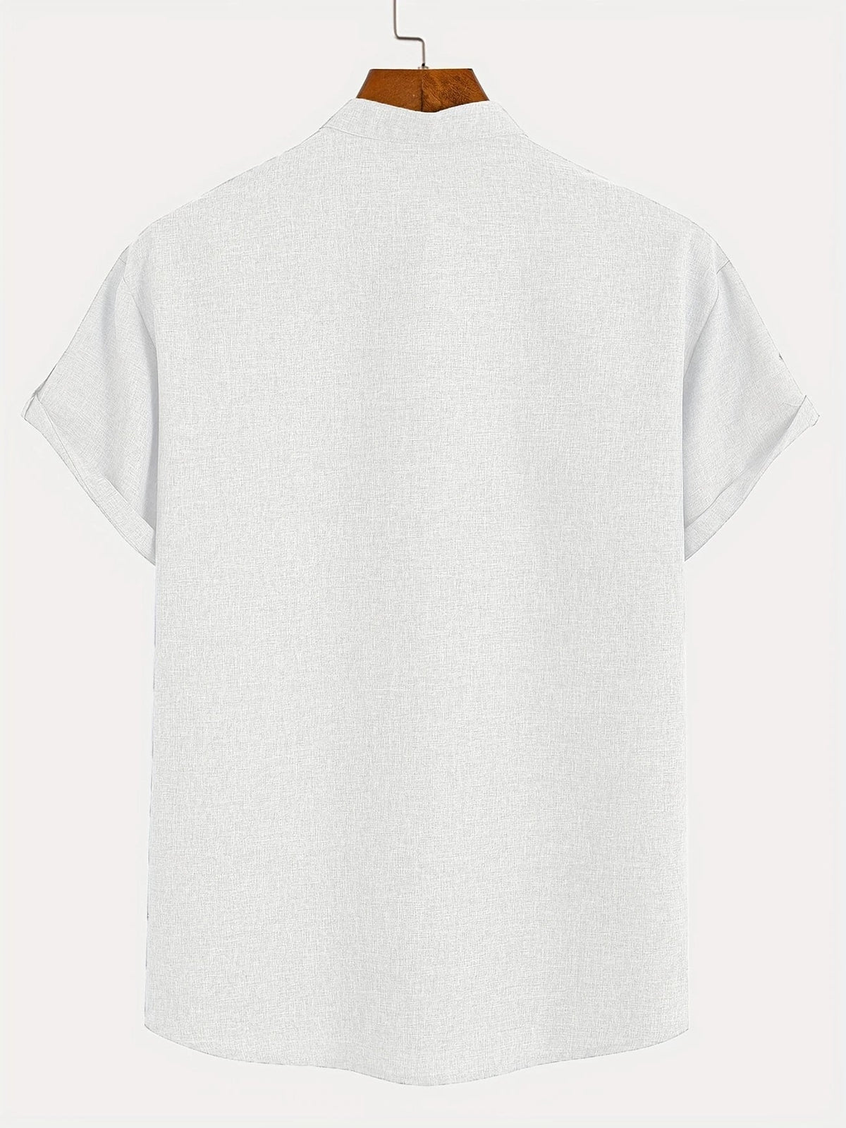 Sabino | Camisa de manga corta con cuello mao