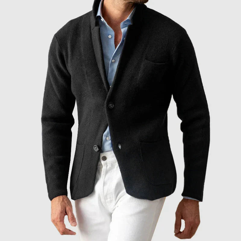 Esteban | Blazer vintage con cuello mao